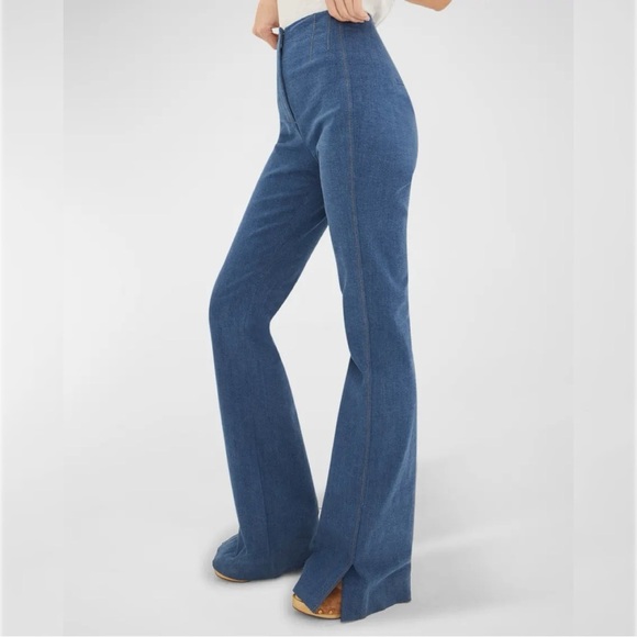 Veronica Beard Royce Jeans Womens 0 Denim Blue Casual Classic 70s Retro - Picture 15 of 15